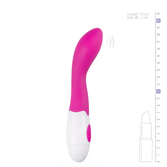 Easytoys Blossom vibe - vibrátor na G-bod - silikónový - ružový