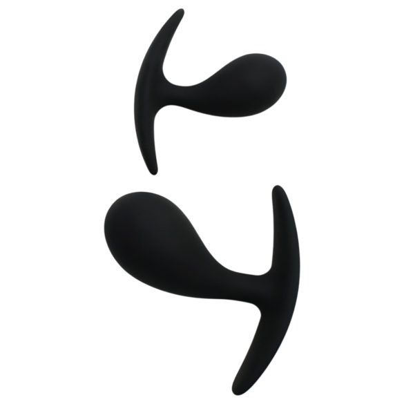 Rimba Copenhagen - análne kolíky sada - čierna (2 ks)