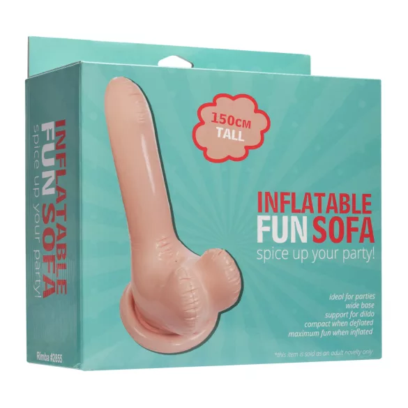 Inflatable Fun - nafukovací penisová pohovka - 66 cm