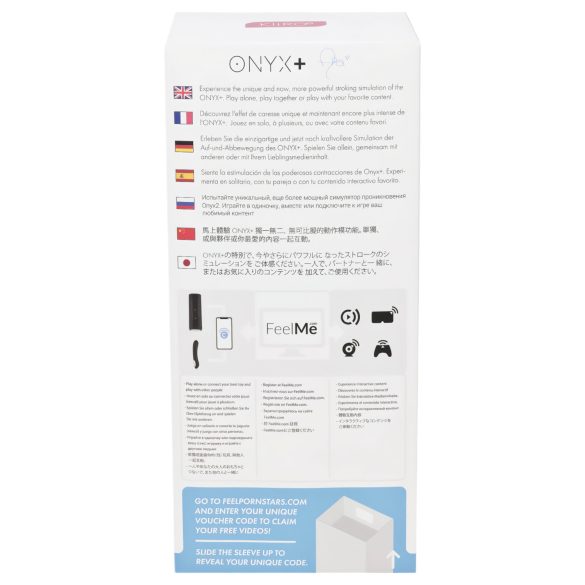 Kiiroo Onyx+ Asa Akira Experience - interaktívny masturbátor - čierny