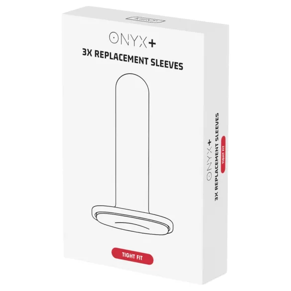 Kiiroo Onyx - masturbačná manžeta - štandardná veľkosť - 3 ks - biela