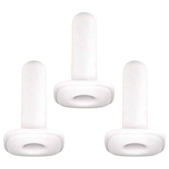 Kiiroo Onyx tesné prianie - masturbátor manžeta - 3ks (biele)