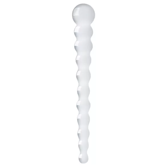Gildo Glass No. 20 - sklenené dildo s výstupkami - priehľadné