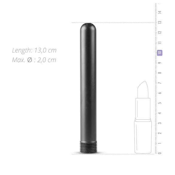 Easytoys - análna sprcha na sprchovú hadicu - čierna