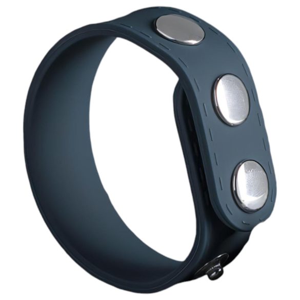 Boners - nastaviteľný erekčný krúžok na penis - L - silikón sivý