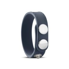   Boners - nastaviteľný erekčný krúžok na penis S/M - silikón sivý