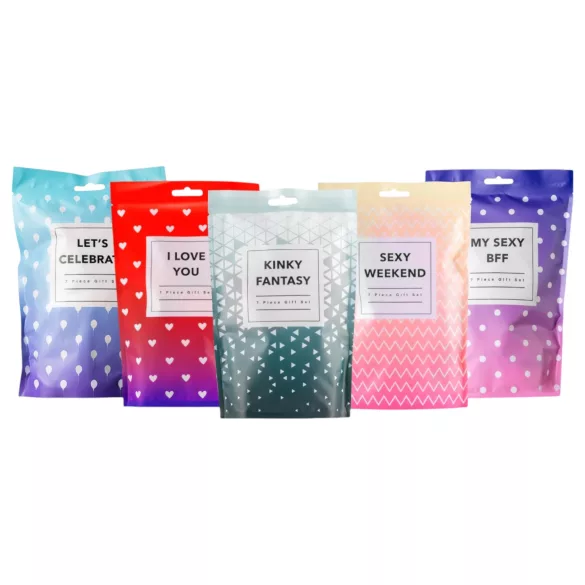 LoveBoxxx - vibračná súprava - 7 dielov - Let's Celebrate