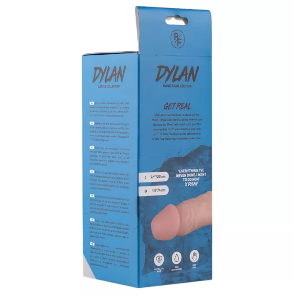 Real Fantasy Dylan - realistický dildo - 23 cm - telová farba