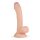 Real Fantasy Vince - dildo s predkožkou a semeníkmi - 19,5 cm (prírodná farba)
