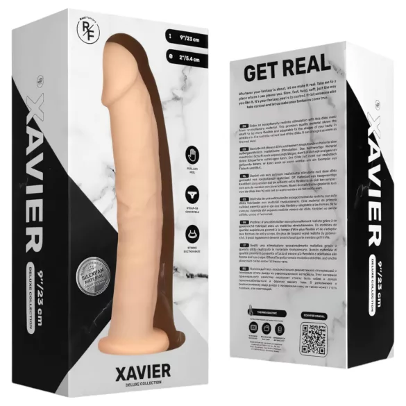 Real Fantasy Xavier - realistický dildo - 23 cm - telová farba