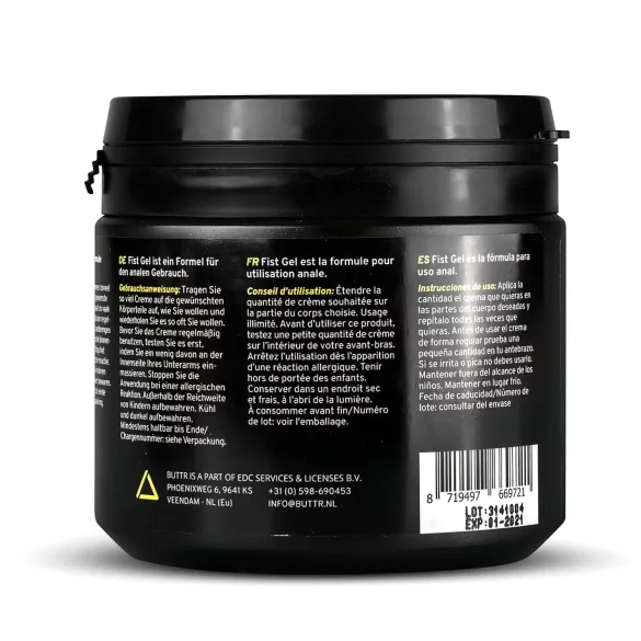BUTTR - lubrikačný gél na fisting - vodný základ - 500ml