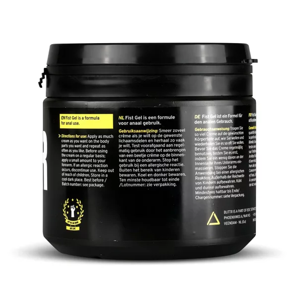 BUTTR - lubrikačný gél na fisting - vodný základ - 500ml