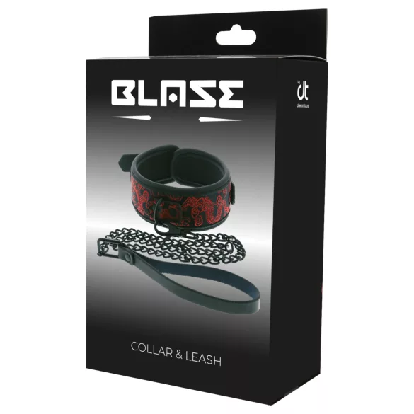 Dreamtoys Blaze - obojok a vôdzka sada (červená)