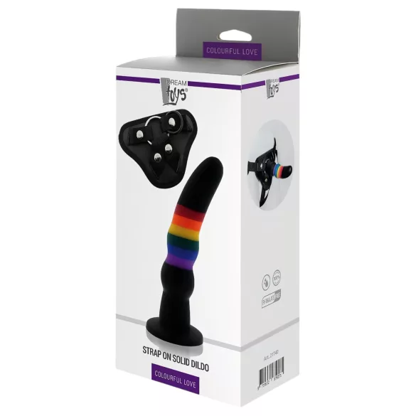 Colorful Love - nasadzovací dildo - farebné