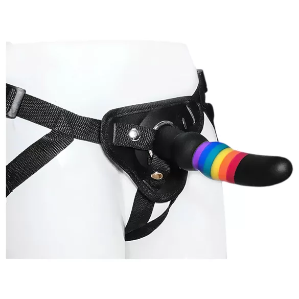 Colorful Love - nasadzovací dildo - farebné