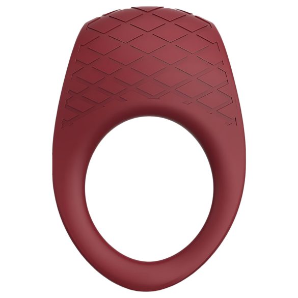 Dreamtoys Ivy - vibračný krúžok na penis (bordový)