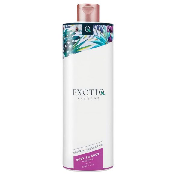 Exotiq - masážny olej s hrejivým účinkom - 500ml