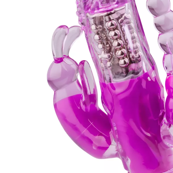 Easytoys Raving Rabbit - 3-ramenný vibrátor (ružový)