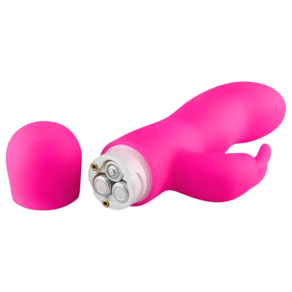 Easytoys Mad Rabbit - vibrátor s králičími uškami na klitoris - ružový