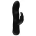 Easytoys Mad Rabbit - vibrátor na G-bod s klitoriálnym stimulátorom - čierny