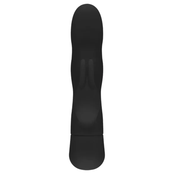Easytoys Mad Rabbit - vibrátor na G-bod s klitoriálnym stimulátorom - čierny