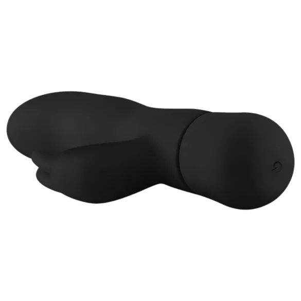 Easytoys Mad Rabbit - vibrátor na G-bod s klitoriálnym stimulátorom - čierny