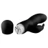 Easytoys Mad Rabbit - vibrátor na G-bod s klitoriálnym stimulátorom - čierny