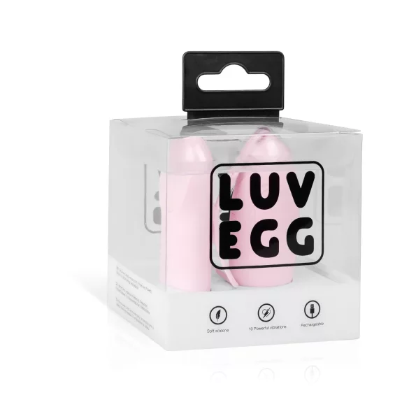 LUV EGG - vibračné vajíčko s diaľkovým ovládaním - dobíjacie - ružové