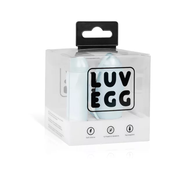 LUV EGG - vibračné vajíčko na diaľkové ovládanie - dobíjateľné - modré