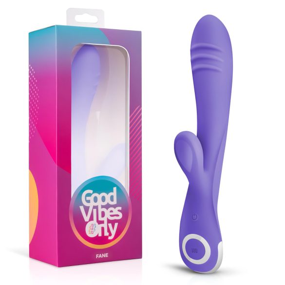 Fialový králičí vibrátor s dráždičom - Len dobré vibrácie!