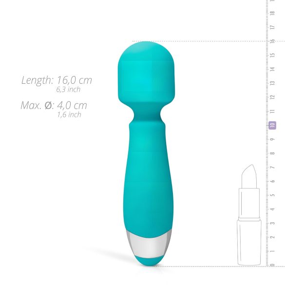 Good Vibes Aida - vodotesný masážny vibrátor (tyrkysový)
