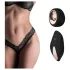 Pantyrebel - vibračné nohavičky s čipkou - čierne - dobíjacie - S-L