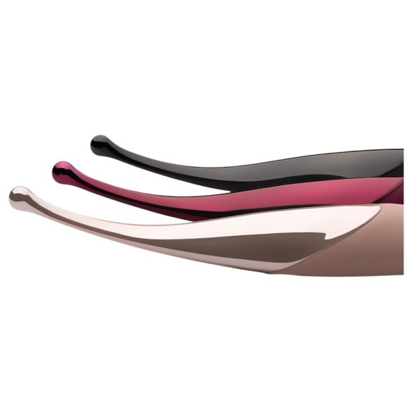 Senzi - vibrátor na klitoris - vodotesný, nabíjateľný - čierny