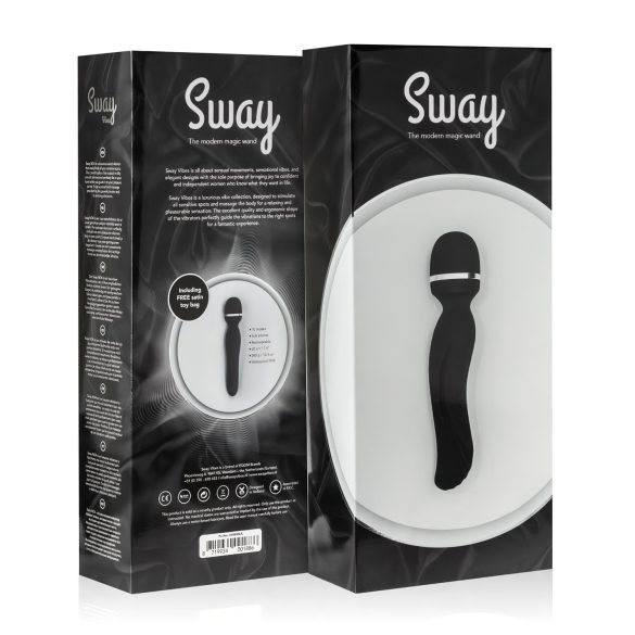 Sway No.4 Wand - akumulátorový masážny vibrátor (čierny)