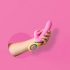 PMV20 - rotačný vibrátor s ramenom na klitoris - ružový