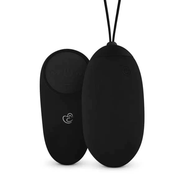 Easytoys - vibračné vajíčko - bezdrôtové, vodeodolné - čierne