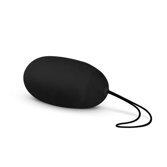 Easytoys - vibračné vajíčko - bezdrôtové, vodeodolné - čierne