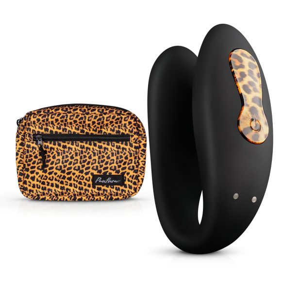 Akumulátorový, vodotesný pár vibrátor (leopardí čierna)
