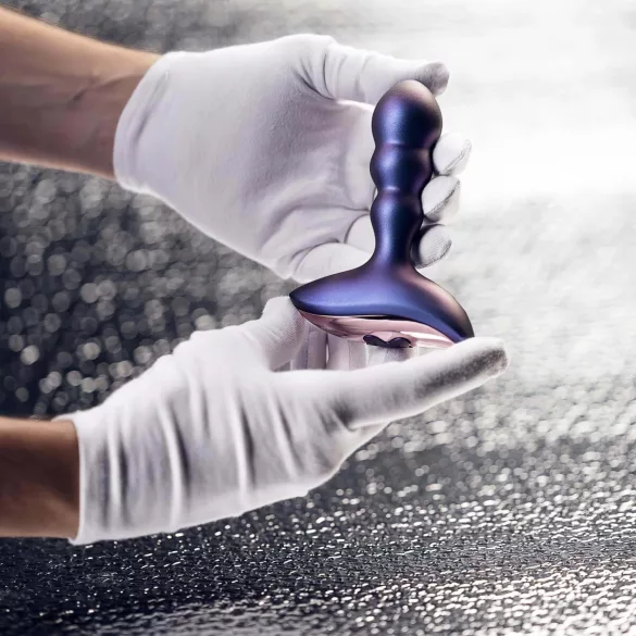 Hueman Interstellar - vlnitý análny vibrátor (fialový)