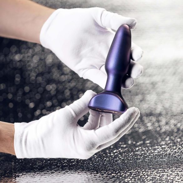 Hueman Space Force - análny vibrátor s posuvom - vodotesný - fialový