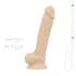 Real Fantasy Ashton - realistický dildo s semenníkmi - 20,5 cm - telová farba