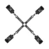 Bedroom Fantasies - kríž na zväzovanie - čierny