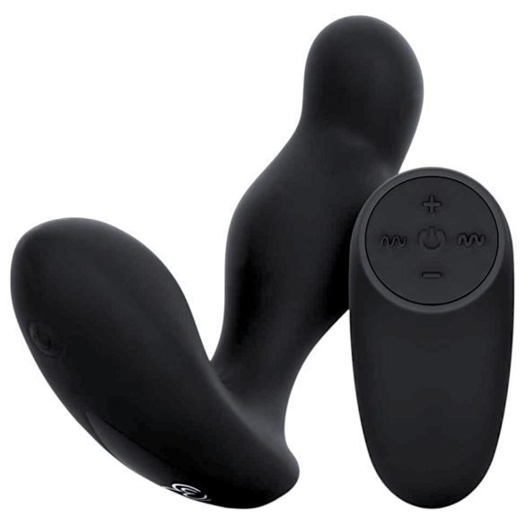 Easytoys Anal - rádiový análny vibrátor (čierny)