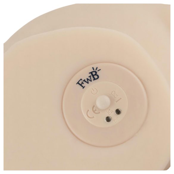 FWB - realistický vibračný torzo masturbátor - prírodná farba