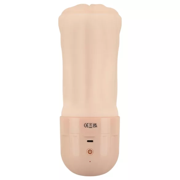 FWB - realistická vibračná a sacia vagína - telová farba