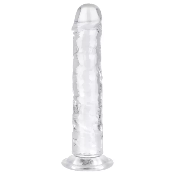 EasyToys - dildo realistické - želé - 16 cm - priehľadné