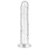 EasyToys - dildo realistické - želé - 16 cm - priehľadné