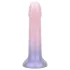 EasyToys Mermaid - silikónové dildo s trblietkami - 15 cm - ružové