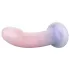 EasyToys Mermaid - silikónové dildo s trblietkami - 15 cm - ružové