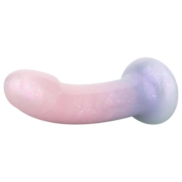 EasyToys Mermaid - dildó - trblietavý povrch - 19 cm ružový